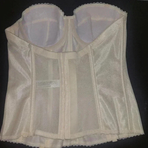 Dominique Intimate Apparel Longline Torsolette Bridal Corset -  Ivory 36B - Picture 2 of 9